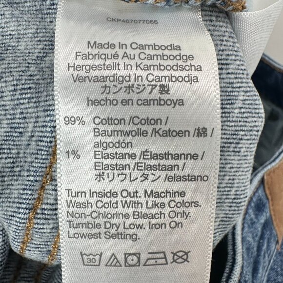 Madewell Size 28 Curvy Perfect Vintge Medium Wash Straight Leg Jean Casual NWOT - Picture 2 of 8